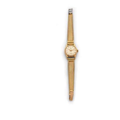 ELECTION ELECTION
Ladies' watch in 18K (750 thousandths) gold, silvered dial, gold...