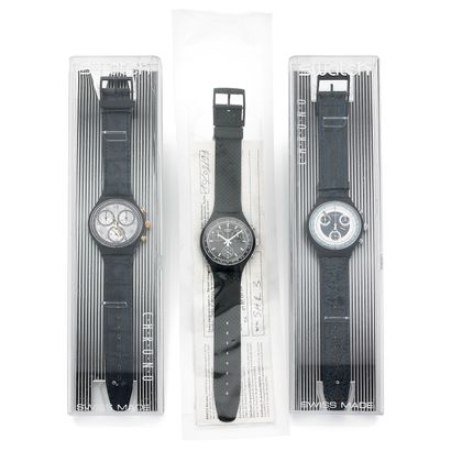 SWATCH SWATCH
Lot de montres Swatch, circa 1990, comprenant sept montres dont six...