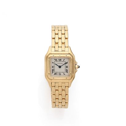 CARTIER PANTHÈRE CARTIER PANTHÈRE
Ladies' wristwatch in 18K gold (750 thousandths),...