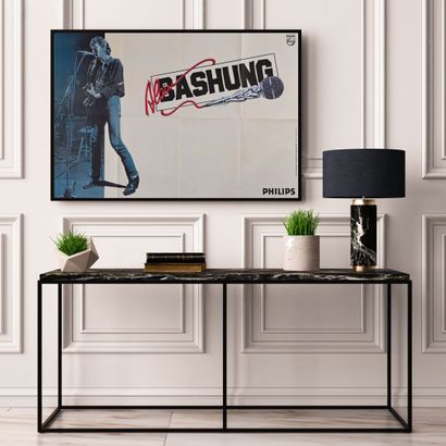 Alain Bashung Alain Bashung
1980
Concert poster folded. Printing Lalande Courbet.
Photo...