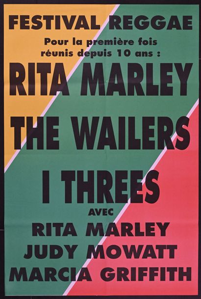 Rita Marley The Wailers I Threes Rita Marley The Wailers I Threes
Festival Reggae,...