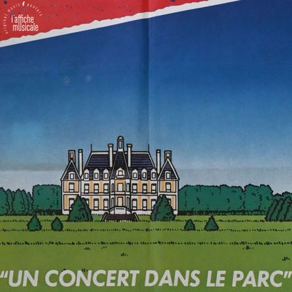 Bob Dylan / Santana Bob Dylan / Santana
Parc de Sceaux, 1984
Affiche de concert pliée....