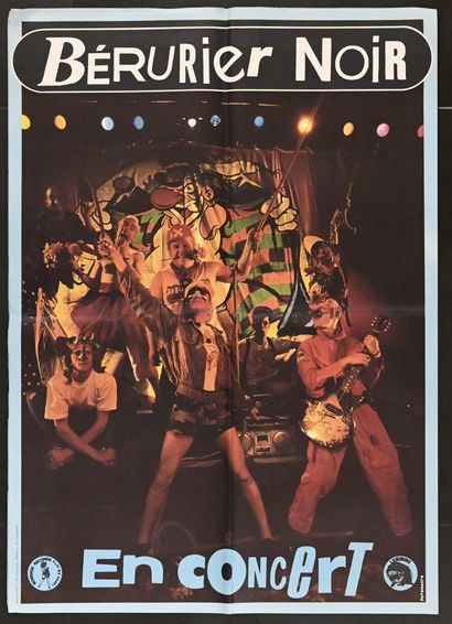 Bérurier Noir Bérurier Noir
En concert, 1988
Affiche de concert pliée. Photo : Masto.
Poster...