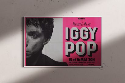Iggy Pop Iggy Pop
New Values UK/European Tour, Le Palace, 1979
Folded concert poster....
