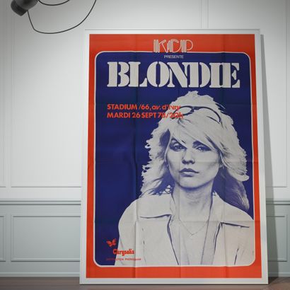 Blondie Blondie
Stadium, 1978
Affiche de concert pliée.
Poster Condition :Très bon...