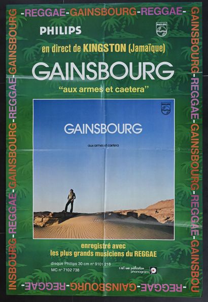Serge Gainsbourg Serge Gainsbourg
Aux armes et caetera, 1979
Affiche pliée.
Poster...