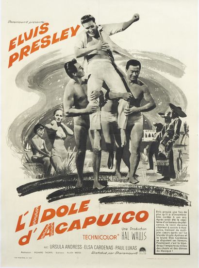 Elvis Presley Elvis Presley
'l'idole d'Acapulco'
Poster français plié entoilé.
Condition...