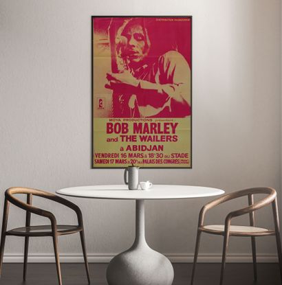 Bob Marley Bob Marley
Abidjan, 1979
Affiche de concert pliée. Impression IPA.
H 119...