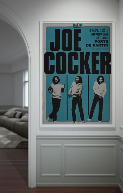 Joe Cocker Joe Cocker
Hippodrome de Paris Porte de Pantin, 1980
Concert poster folded.
Poster...