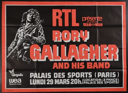 Rory Gallagher Rory Gallagher
Palais des Sports, 1976
Affiche de concert. Impression...