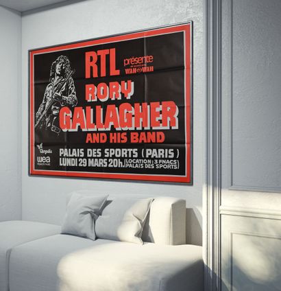 Rory Gallagher Rory Gallagher
Palais des Sports, 1976
Affiche de concert. Impression...
