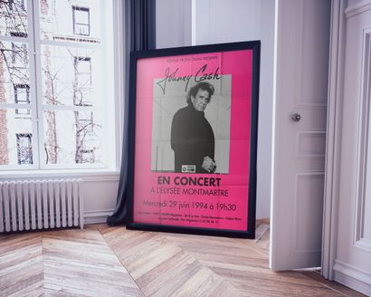 Johnny Cash Johnny Cash
Élysée Montmartre, 1994.
Affiche de concert pliée.
Condition...
