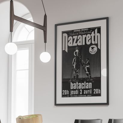 Nazareth Nazareth
Malice in Wonderland tour, Bataclan,1980
Affiche de concert pliée.
Poster...