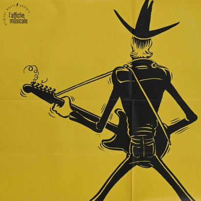 Nino Ferrer Nino Ferrer
Rock'N Roll Cowboy, 1983 
Affiche pliée. Photo F.Margerin...
