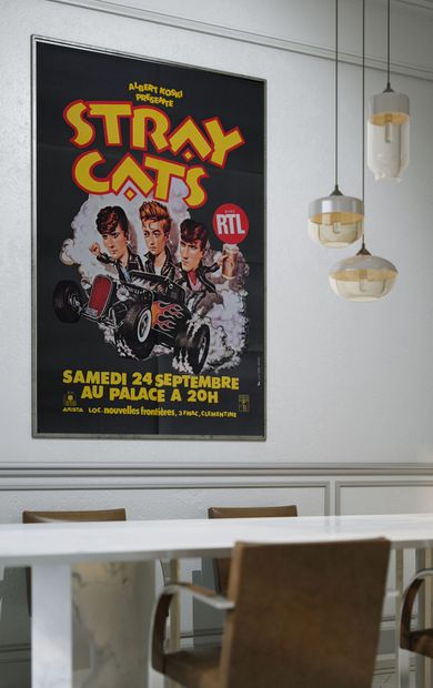Stray Cats Stray Cats
Le Palace, 1983
Affiche de concert pliée.
Poster Condition...