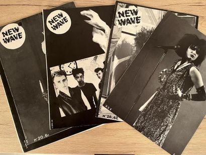 NEW WAVE Lot de 5 magazines: 
New Wave - H.S.4
New Wave - N°23 - 6f. 
New Wave -...