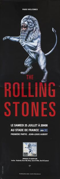 Rolling Stones Rolling Stones - Stade de France 1998 - Affiche en 2 parties pour...