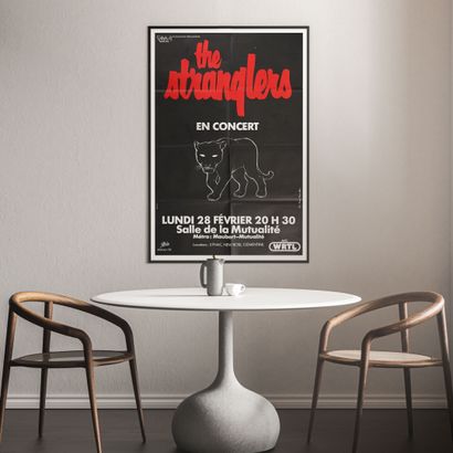 The Stranglers The Stranglers
La Mutualité, 1983
Affiche de concert pliée. Impression:...