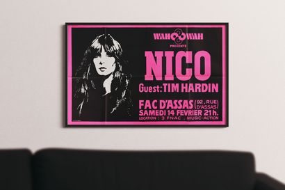 Nico et Guest : Tim Hardin Nico
Guest : Tim Hardin, Fac d'Assas, 1976
Folded concert...
