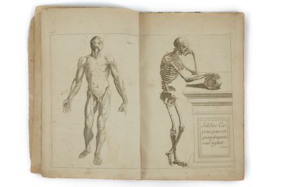 [ROGER DE PILES] || [TORTEBAT, François]. Abrégé d'anatomie accommodé aux arts de...