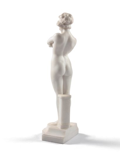 PAUL PHILIPPE PAUL PHILIPPE (1870 - 1930)
" The challenge"
Sculpture in Carrara marble,...
