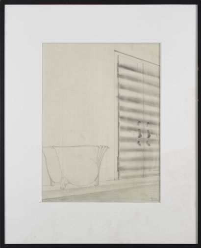 PAUL IRIBE (1883-1935) PAUL IRIBE (1883-1935)
"Projects - Studies for a commode"....