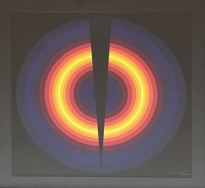 null HORACIO GARCIA-ROSSI (1929-2012)
Couleur lumière I
Lithographie signée en bas...