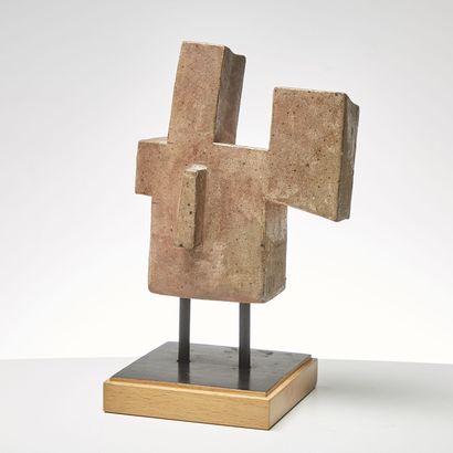 ELISABETH JOULIA (1925-2003) ELISABETH JOULIA (1925-2003)
Sculpture géométrique en...
