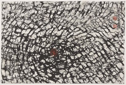 JIANG ZHIXIN JIANG ZHIXIN (NÉ EN 1949)
Encre noire sur papier représentant une nébuleuse.
Cachet...