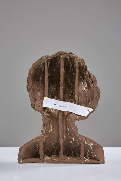 FRANÇOIS GUENEAU (1937-2015) FRANÇOIS GUENEAU (1937-2015)
Stoneware bust of Ludwig...