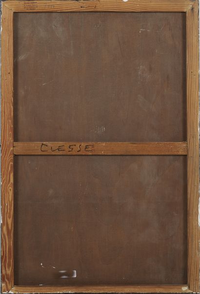 DANIEL CLESSE DANIEL CLESSE (B. 1932)
Untitled
Oil on panel
Signed and dated 91 lower...