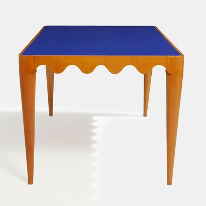 JEAN ROYÈRE (1902-1981) JEAN ROYÈRE (1902-1981)
Table rectangulaire de milieu « Ondulation...