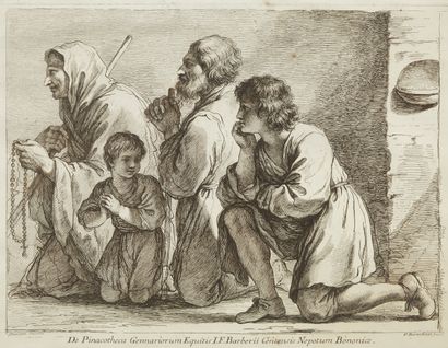 GIOVANNI FRANCESCO BARTOLOZZI (1727-1815) - LE GUERCHIN (D'APRÈS) GIOVANNI FRANCESCO...