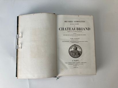 FRANÇOIS-RENÉ DE CHATEAUBRIAND CHATEAUBRIAND (François-René de). 
Mémoires d'outre-tombe....