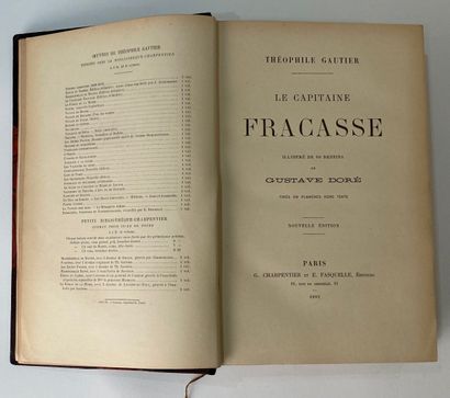 Francis de Croisset GAUTIER THÉOPHIE 
Le Capitaine Fracasse. New edition. Paris,...