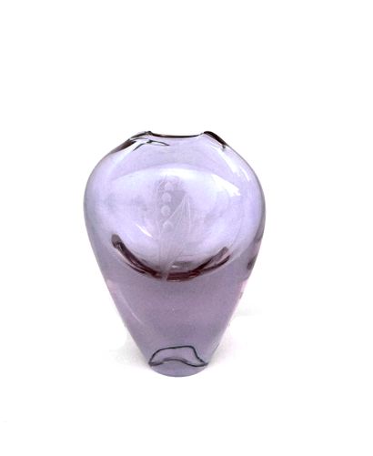 BOHEMIA GLASS BOHEMIA GLASS
MIROSLAV KLINGER
Petit vase bulbaire soliflore en cristal...