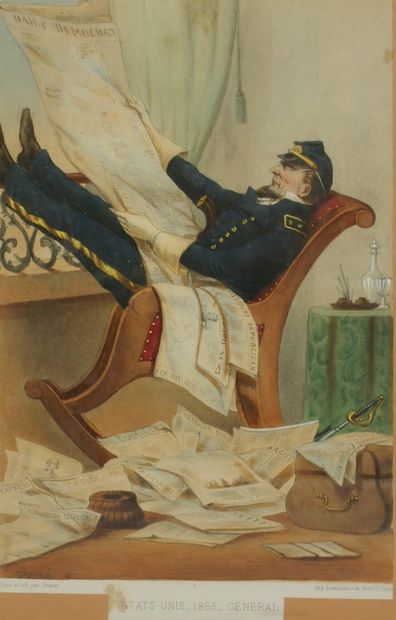 null D'après DRANER (1833-1926)

Etats Unis 1863. Général. 

Reproduction en couleur

On...