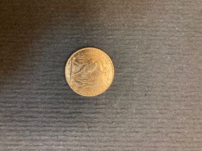 20 francs gold coin, 1910

Pb: 6,4 gr