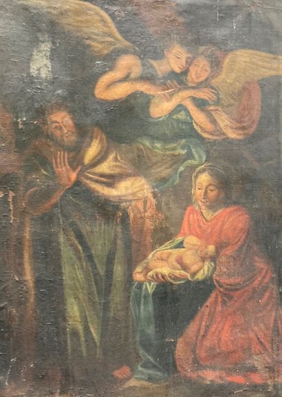 null Ecole Française. XIXème siècle

Nativité

Huile sur toile

(Accidents)



76,5x60...