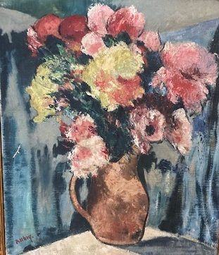 null Georges AUBRY (XIX-XX)	 

	Bouquet champêtre

	Huile sur toile. Signé en bas...