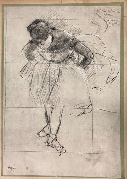 null D'après Edgar DEGAS (1834-1917)

Ballerine répetant

Lithographie réhaussée...