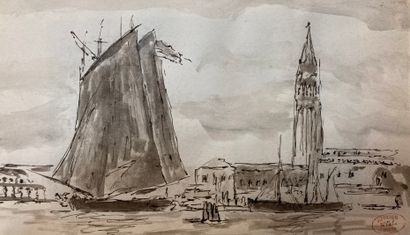null 
Dans le gout de Félix ZIEM (1821-1911)




Venise




Encre sur papier. Tampon...