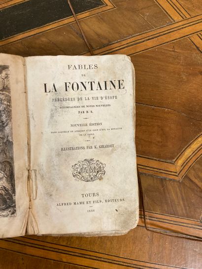 null Fables de La Fontaine

Illustrations par K. GIRARDET

Imprimé à Tours par Alfred...