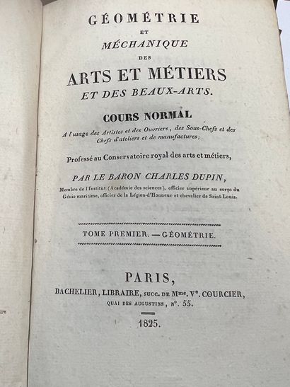 null DUPIN Charles
Géométrie et Méchanique des Arts et Métiers et des Beaux Arts...