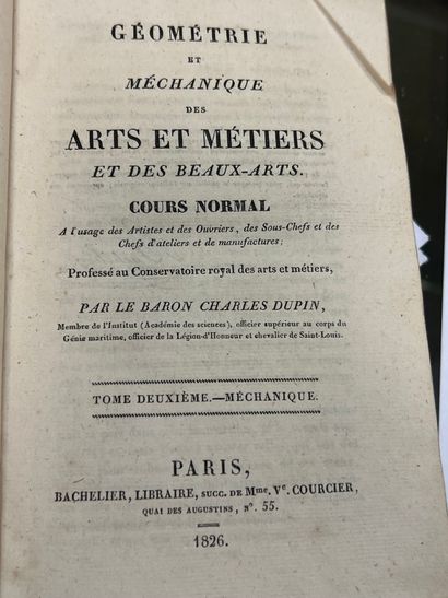 null DUPIN Charles
Geometry and Mechanics of Arts and Crafts and Fine Arts Paris...