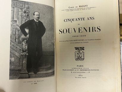 null Comte Charles-Albert de Maugny
Cinquante ans de souvenirs 1859-1909 
Préface...