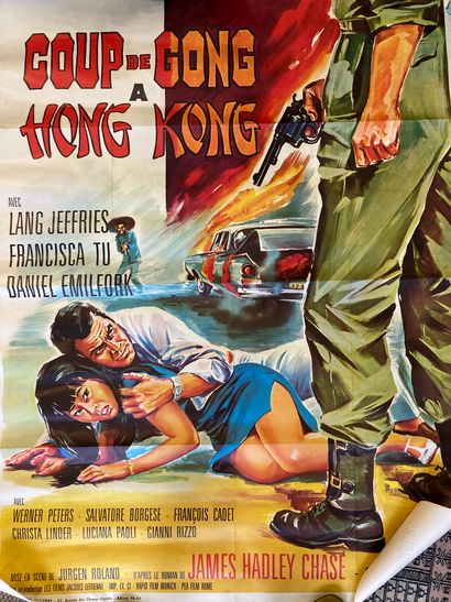 null Coup de Gong à Hong Kong
Affiche de cinéma en couleurs
On joint :
-Cinq rafales...