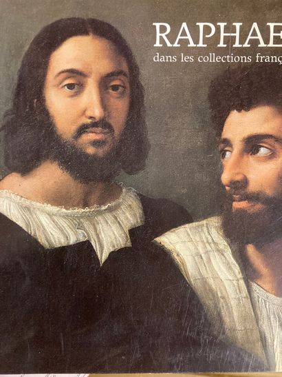 null Beaux arts réunion de 6 volumes in-4 brochès 
Raphaël dans les collections américaines,...