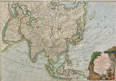 null Carte de l'Asie et de ses principaux états. Planche n°24 de l'Atlas. Lattré...