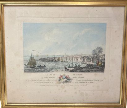 null D'après Yves Marie LE GOUAZ (1742-1816)
Le port de Bordeaux, Le port de Royan,...